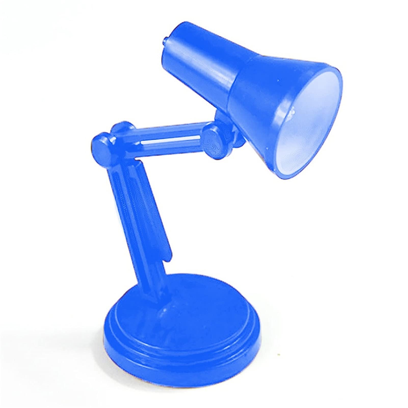 DMLZB Portable LED Table Lamp - Small Cute Night Reading Light, Battery Powered Eye Protection Desk Lamp for Home, Study, Office, Bedroom (Blue) - Perfect for Night Reading, Study, and Bedside Lighting