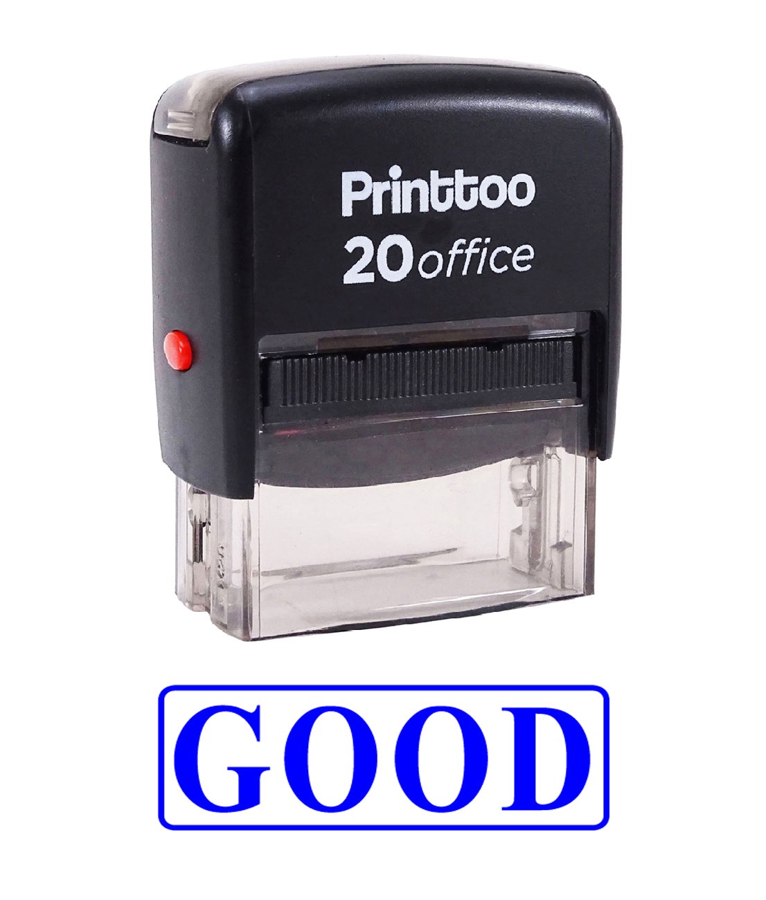 Custom Self-Inking Rubber Stamp for Office & Business - Personalized Blue Stamp for Documents, Paperwork & Crafting Projects