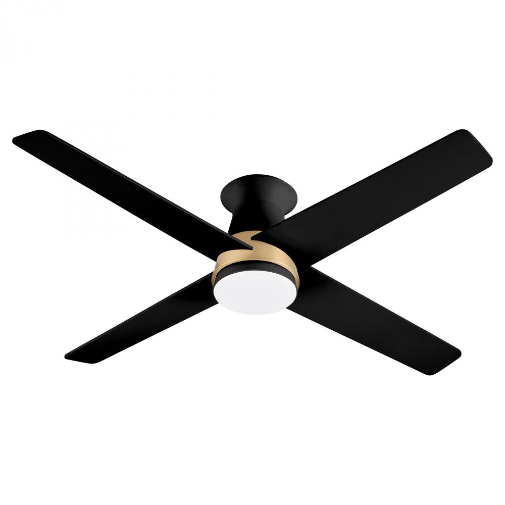 Cyan Design SANTA ANA 11984 Aged Brass Ceiling Fan - Vintage Style Indoor Cooling for Living Room, Bedroom & Patio