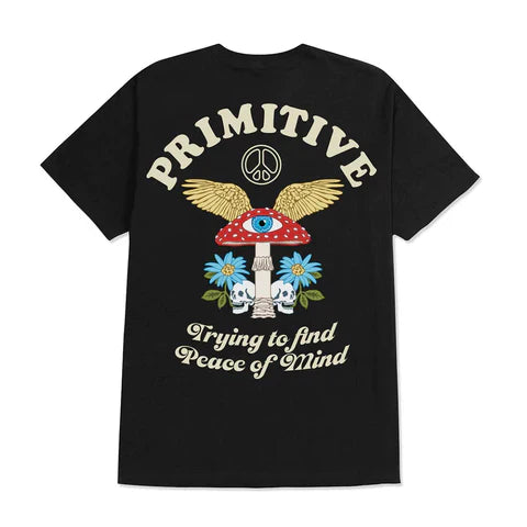 Primitive Altar Black Graphic T-Shirt for Men - Stylish Streetwear & Casual Wear for Everyday Outfits