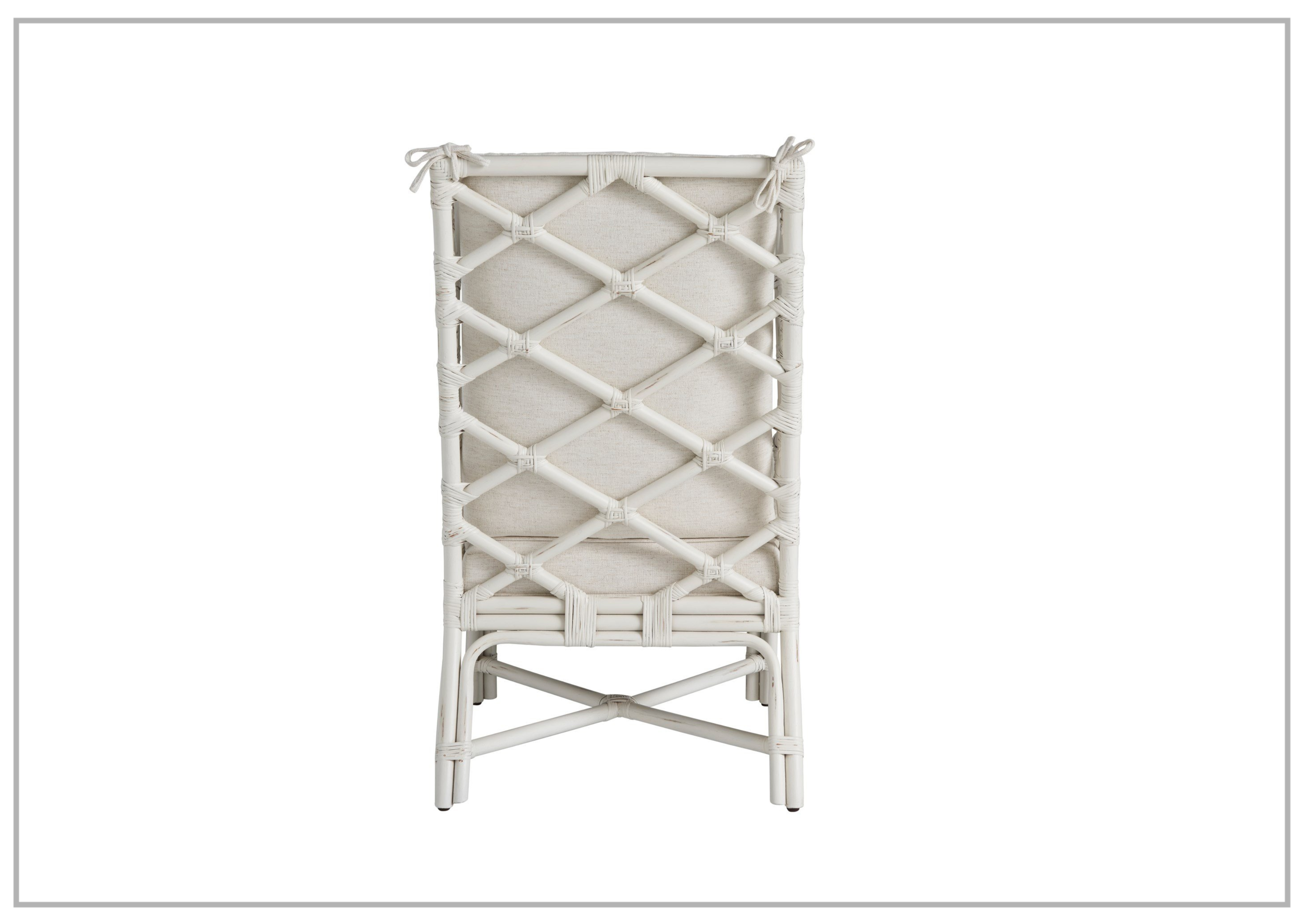Universal Furniture Weekender Santa Rosa White Arm Chair - Modern Accent Chair for Living Room, Bedroom & Office - Comfortable Upholstered Lounge Chair with Sturdy Frame