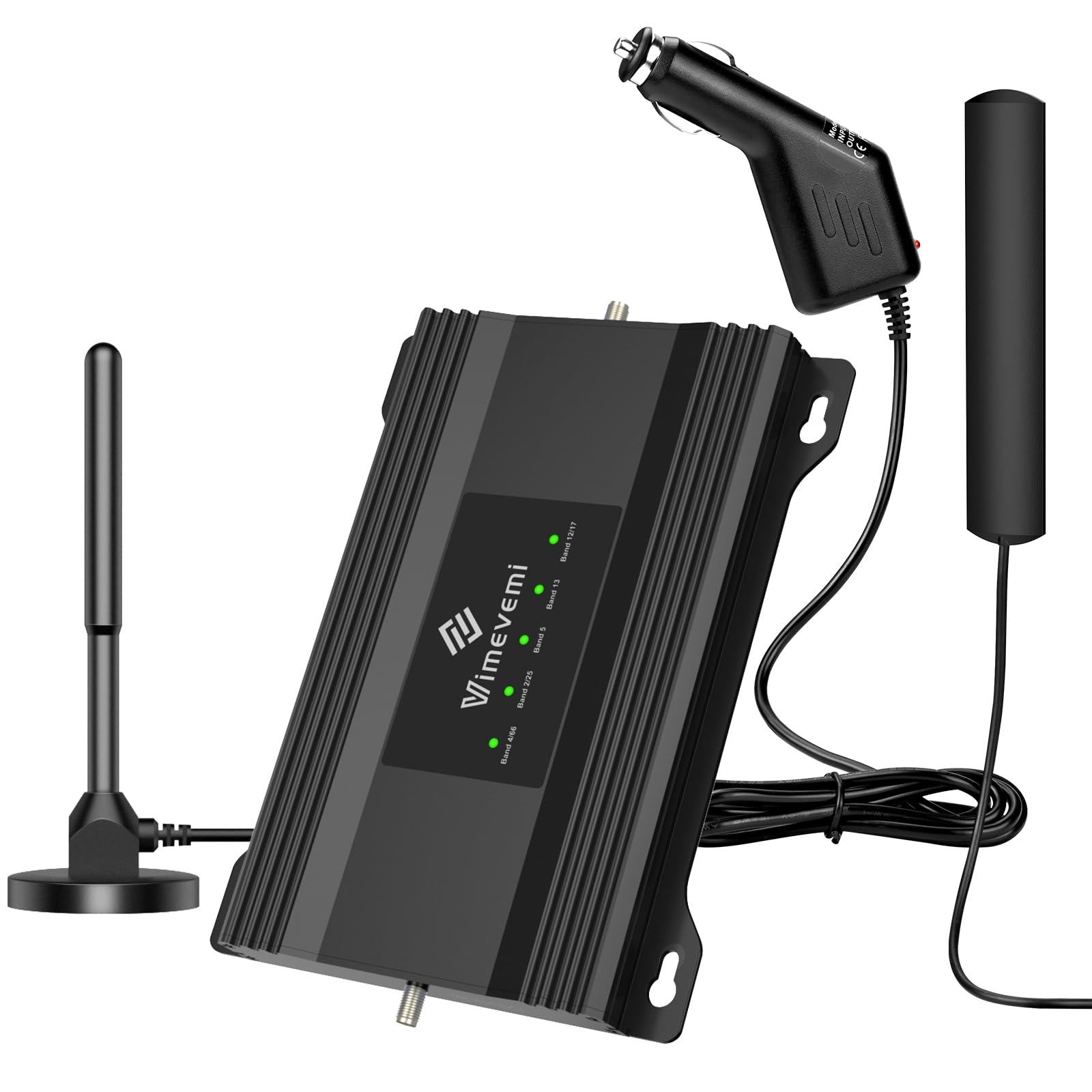 5G 4G LTE RV Cell Phone Signal Booster for Verizon AT&T T-Mobile - Truck Car RV Vehicle SUV Signal Repeater Extender (Bands 13,12,17,5,4,66,2,25) - Improve Connectivity on Road Trips & Remote Areas