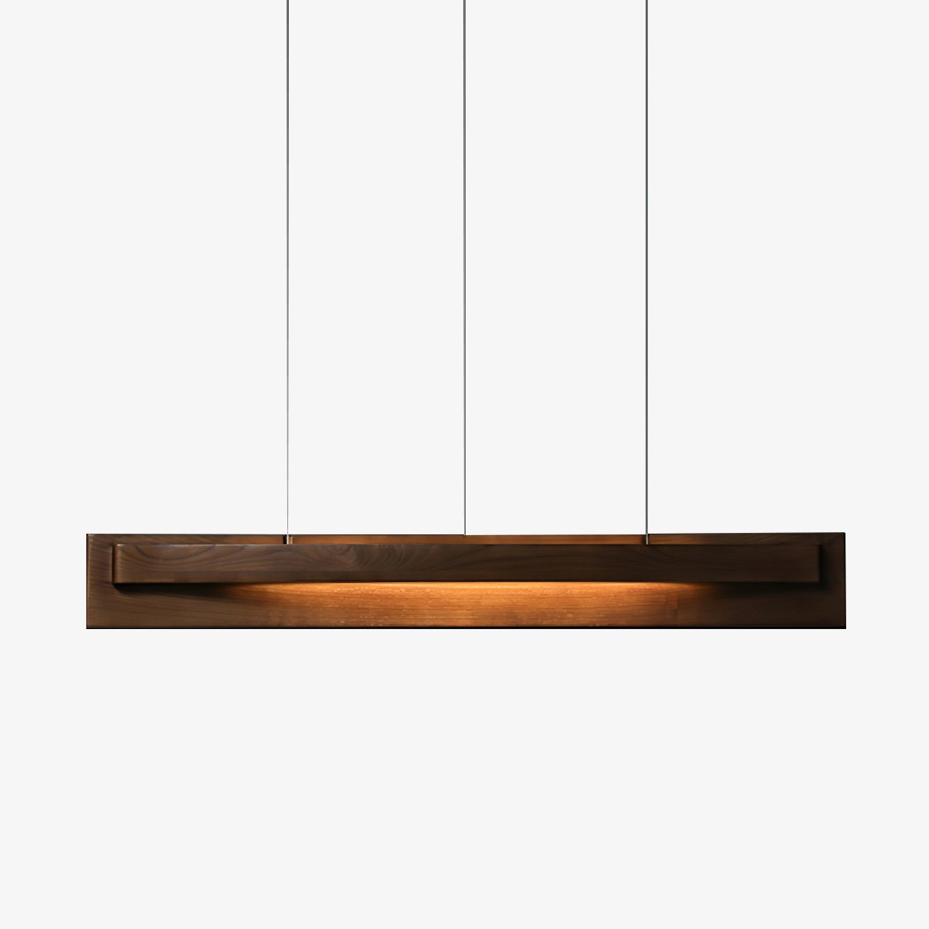 Lucien Modern Linear Pendant Light - Sleek Minimalist Hanging Lamp for Kitchen Island, Dining Room, or Living Room Lighting