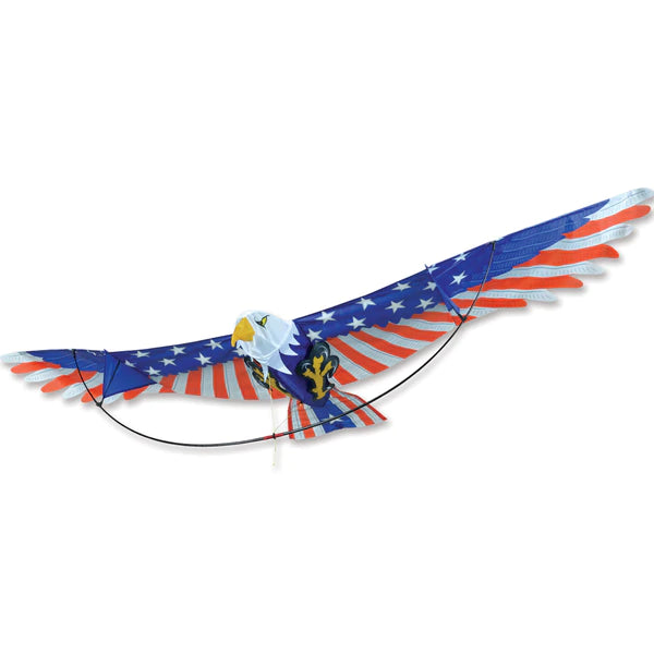 3D Eagle Kite - American Flag Design Patriotic Flying Kite for Outdoor Activities, Beach, Park & Family Fun