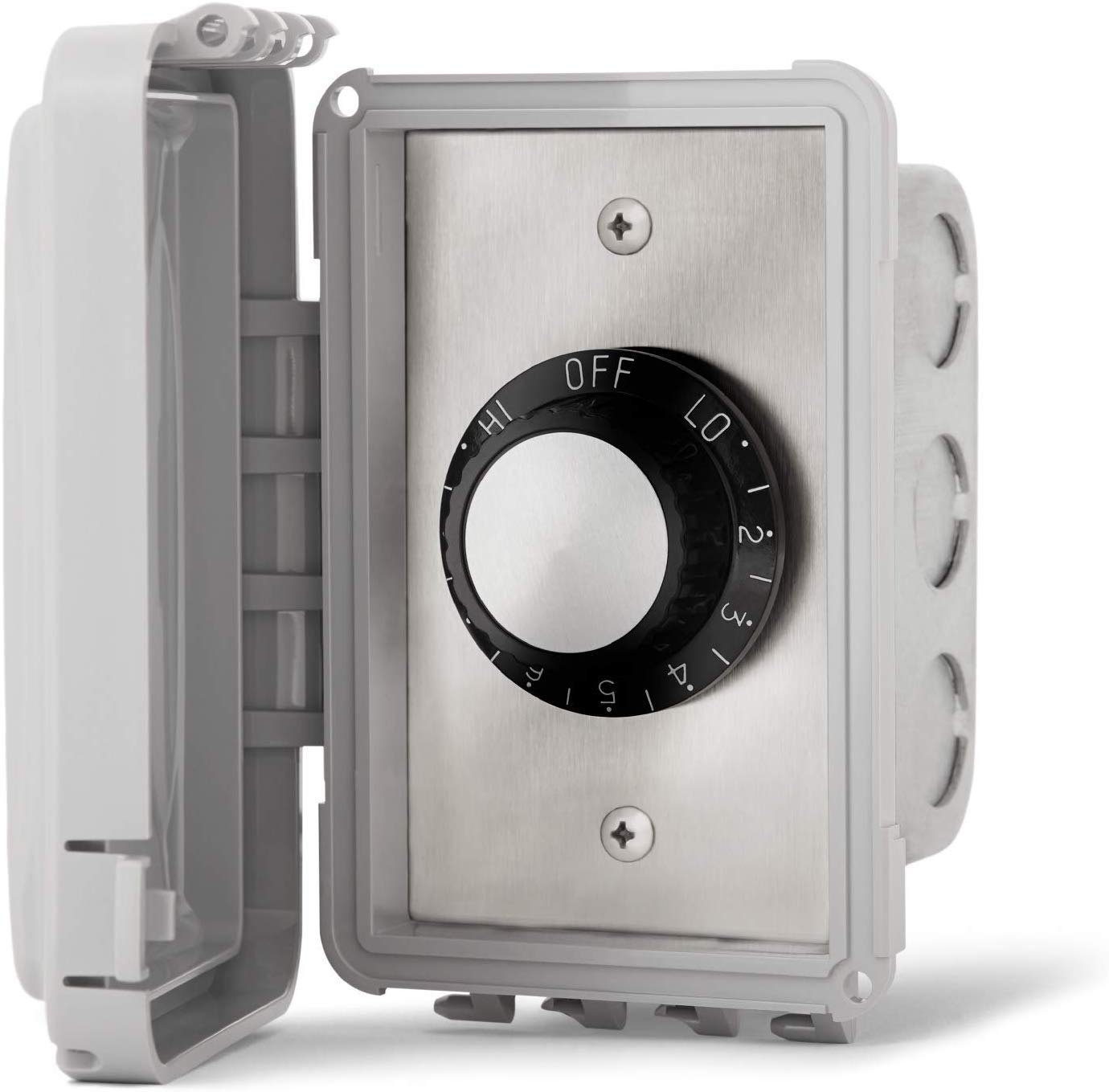 Infratech INF-14-4210 Single In-Wall Heater Controller with Weatherproof Cover - Perfect for Outdoor Patio, Pool Area & All-Weather Heating Control