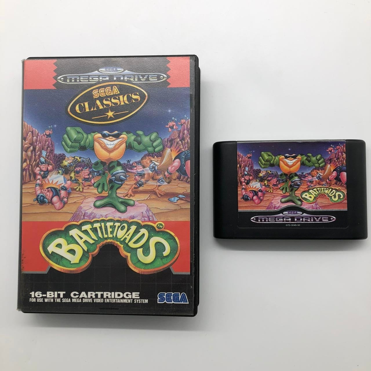 Battletoads Sega Mega Drive Game PAL - Classic Retro Gaming for Collectors & Nostalgic Players