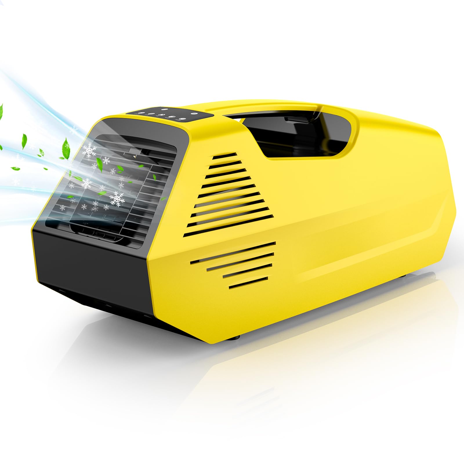 Link Portable Air Conditioner - Energy Efficient Cooling Unit in Yellow | Perfect for Bedrooms, Offices & Small Spaces