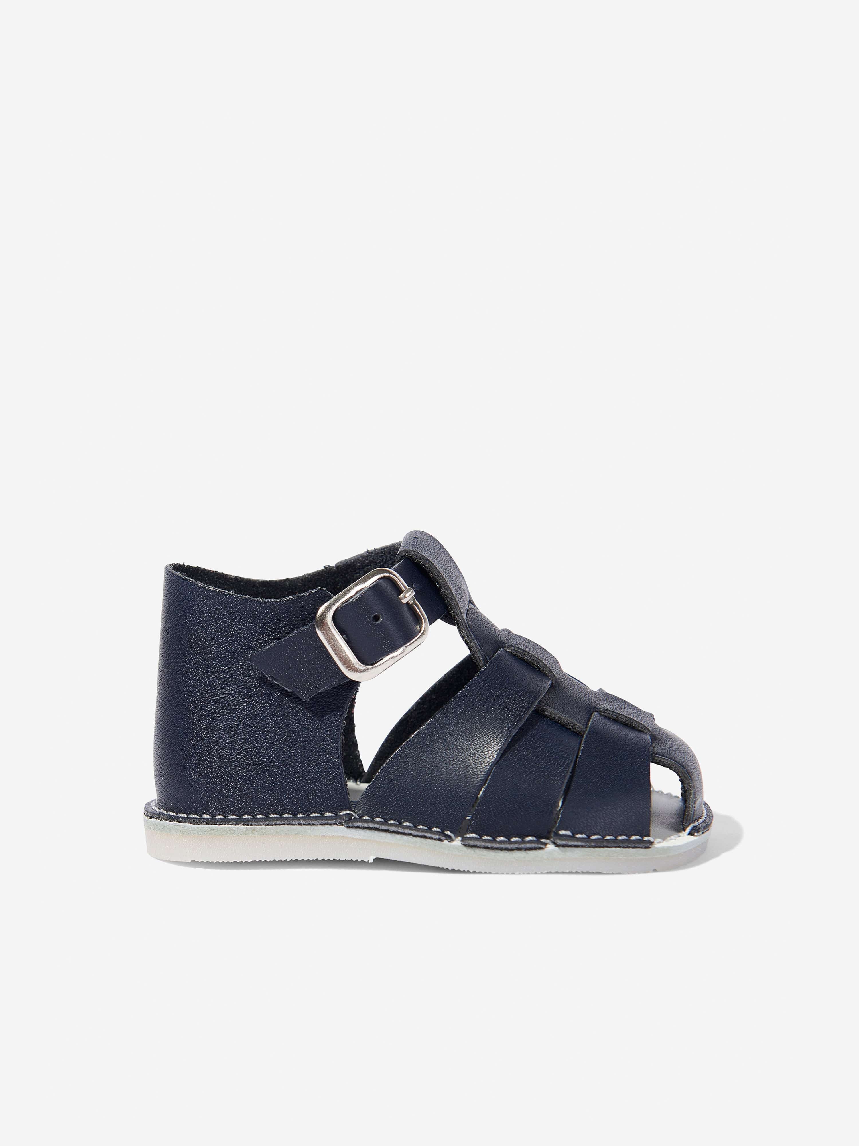 **Baby Pre Walker Sandals for Boys & Girls | Soft Sole Navy Blue First Walking Shoes | Perfect for Indoor & Outdoor Play, Beach, Park, and Daily Walks**