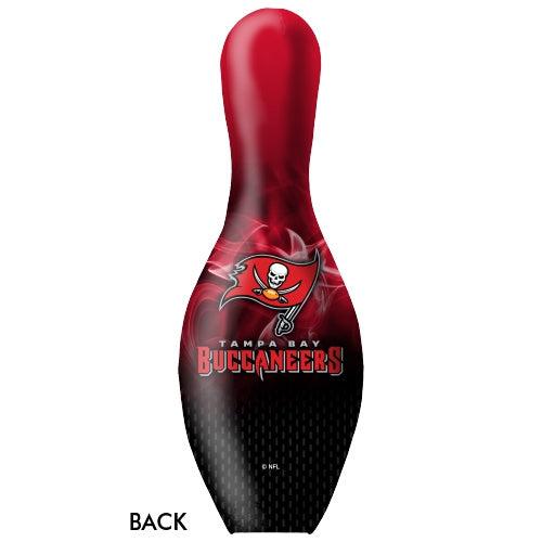NFL Tampa Bay Buccaneers Bowling Pin Set - Official Licensed Collectible for Fans, Game Room Decor, Sports Bar Display & Bowling Alley Themed Party Supplies
