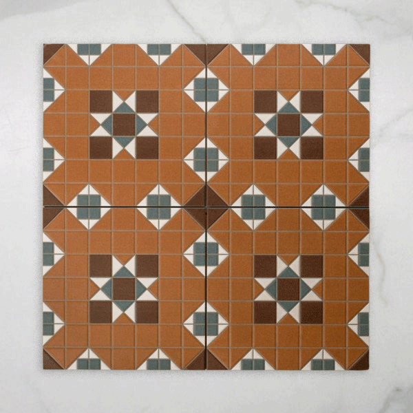 Alicante Shrewsbury Matt Cushioned Edge Porcelain Tile 12x12 Inch - Non-Slip Bathroom & Kitchen Floor Tile for Wet Areas, Commercial Use