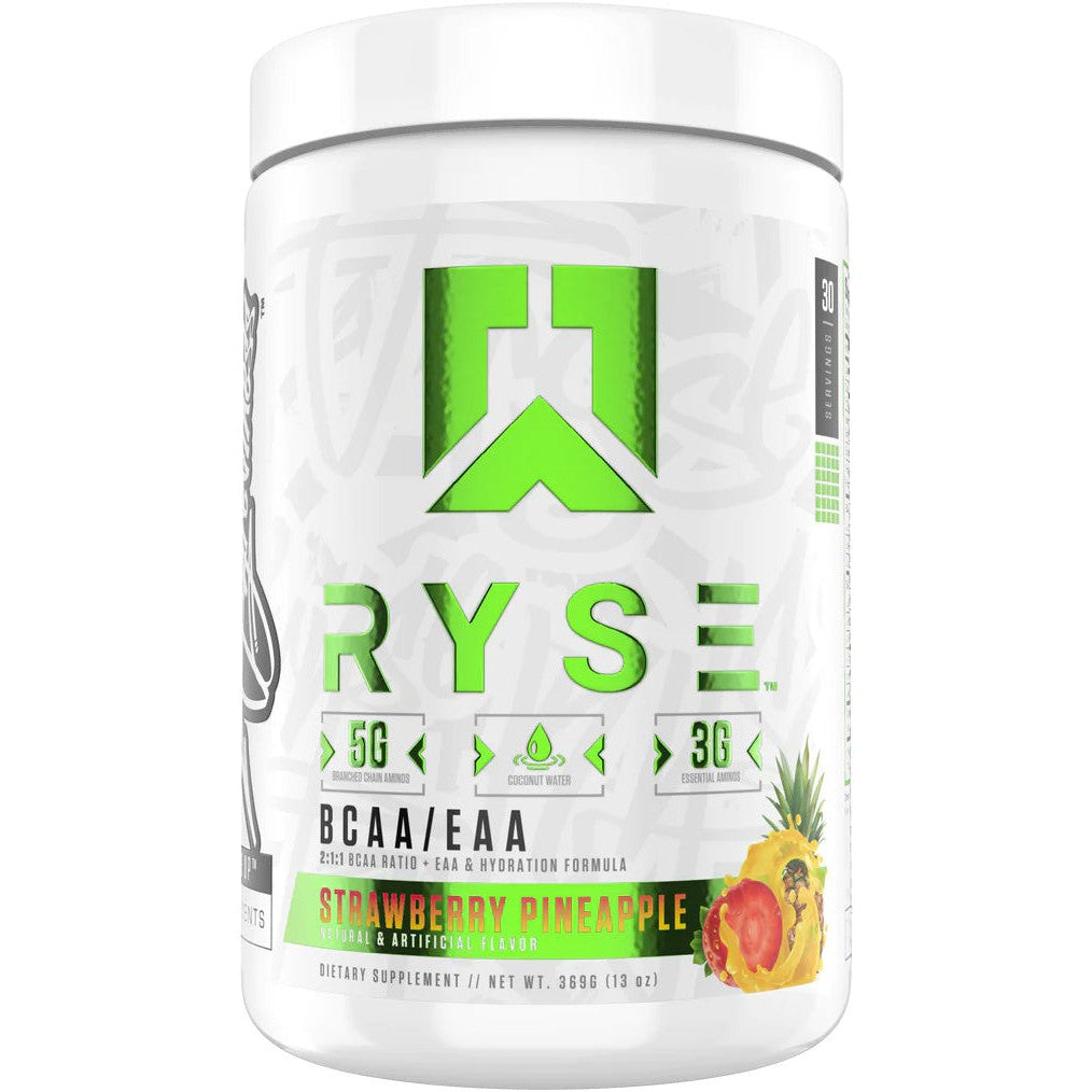 Ryse BCAA EAA Powder - Premium Branched Chain Amino Acids & Essential Amino Acids Supplement for Muscle Recovery & Growth - Ideal for Workout, Fitness & Bodybuilding