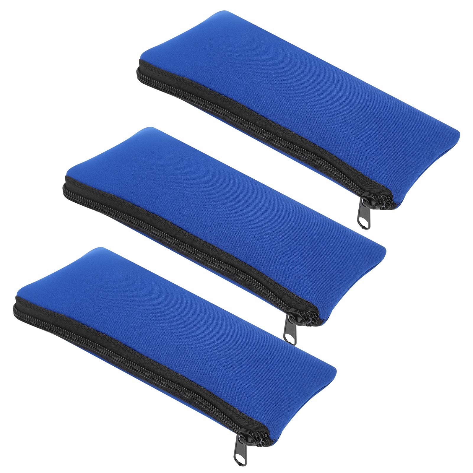 Durable Pencil Bag for School & Office - Portable Soft Pen Case Organizer for Camping, Hiking & Travel (Blue) - Perfect for Students, Professionals & Outdoor Enthusiasts