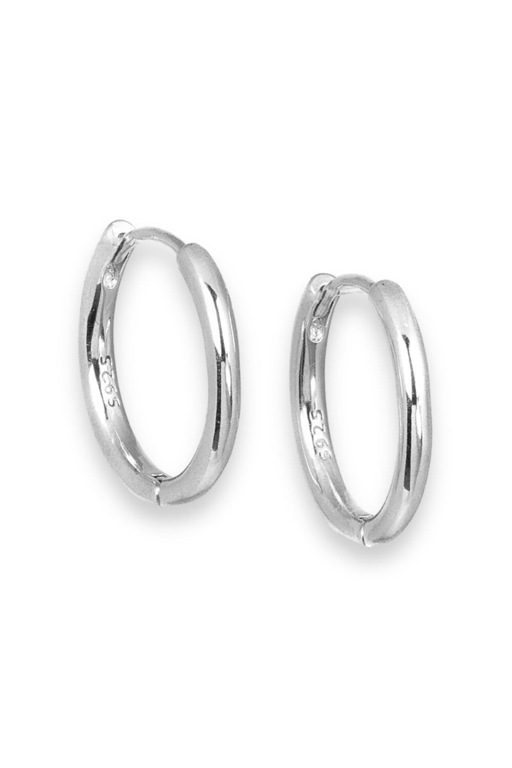 Sterling Silver Hoop Earrings for Women - 925 Silver Small to Large Hoops - Elegant Everyday & Party Jewelry Gift