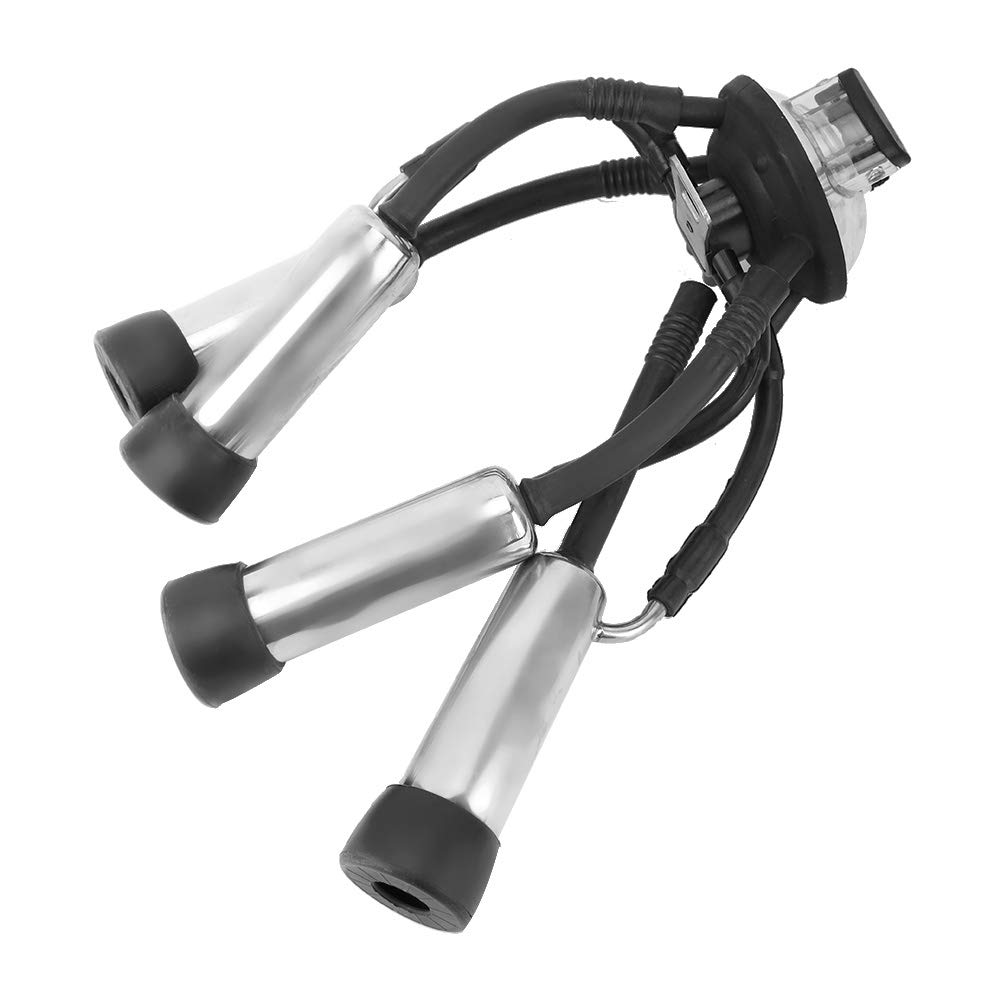 Stainless Steel & Rubber Hangable Milk Cup Set for Cow Milking Machine - Smooth Milking Accessory with Hook | Ideal for Dairy Farms, Homesteads & Livestock Management
