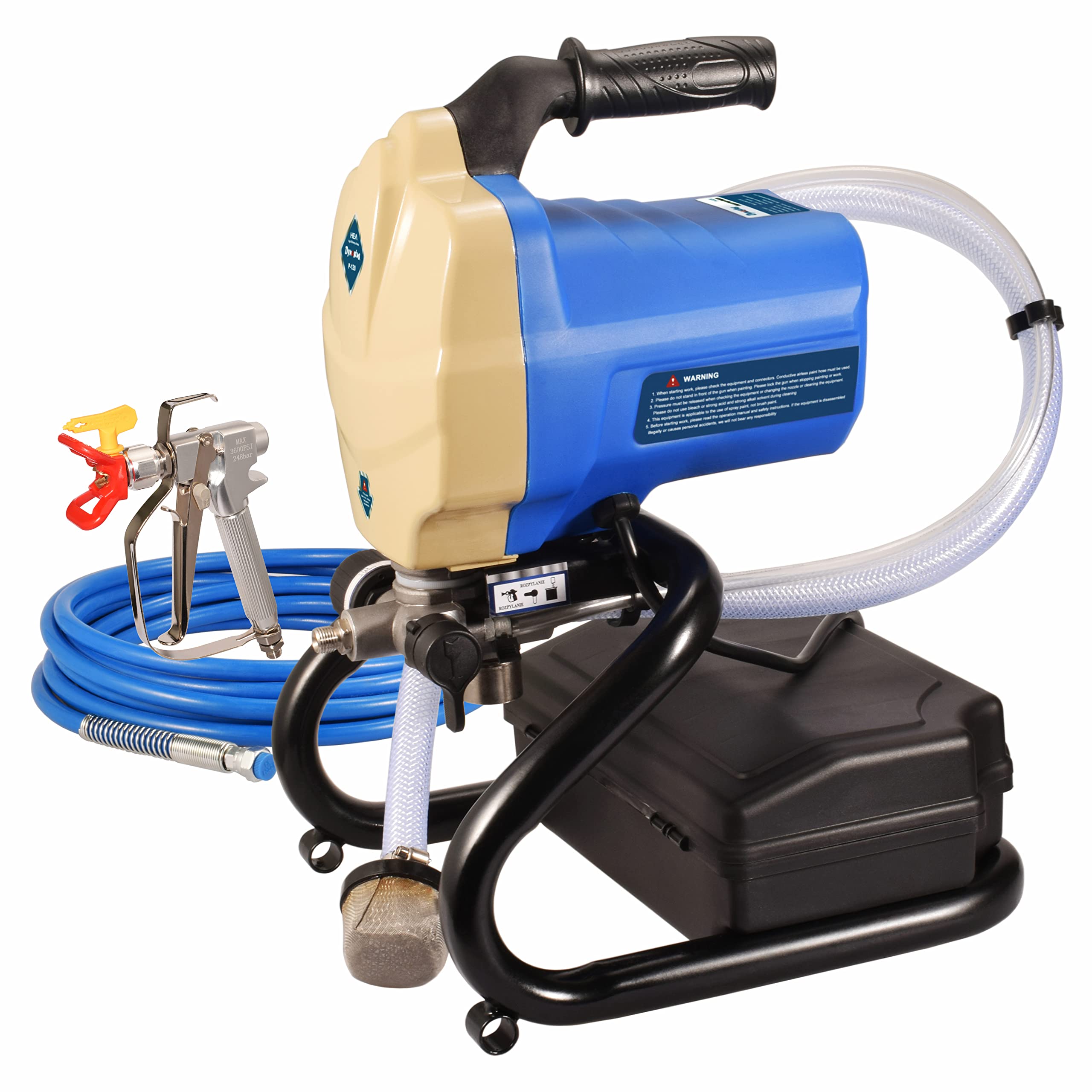 Dynastus 3000PSI Electric Airless Paint Sprayer - 7/8HP High Pressure Stand Sprayer for Home & Professional Painting Projects | Perfect for Walls, Fences, Furniture & DIY Renovations