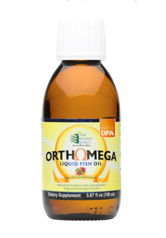 Orthomega® Liquid Fish Oil - High Omega-3 Supplement for Heart & Brain Health - Supports Joint & Immune System - Great for Adults & Kids - Perfect for Daily Wellness Routine & Active Lifestyle
