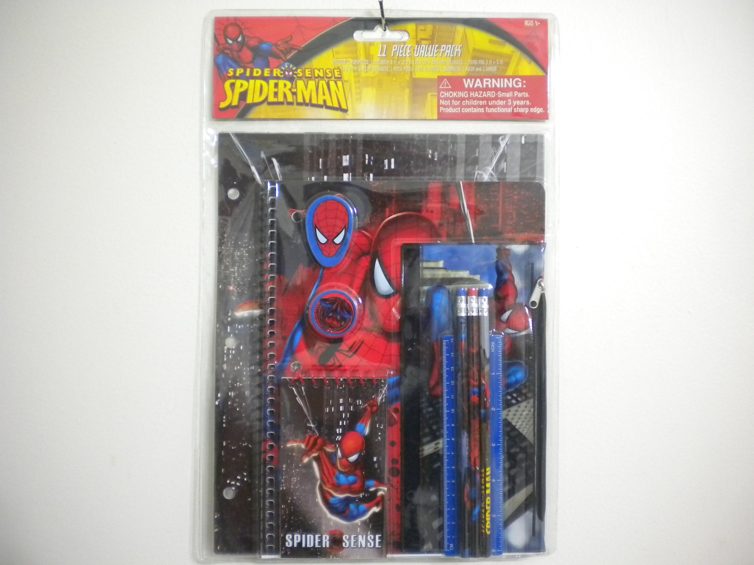 Spider-Man 11-Piece Stationery Set - School & Office Supplies for Kids & Adults - Includes Notebook, Pens, Stickers & More - Perfect for Back to School, Gifts & Marvel Fans