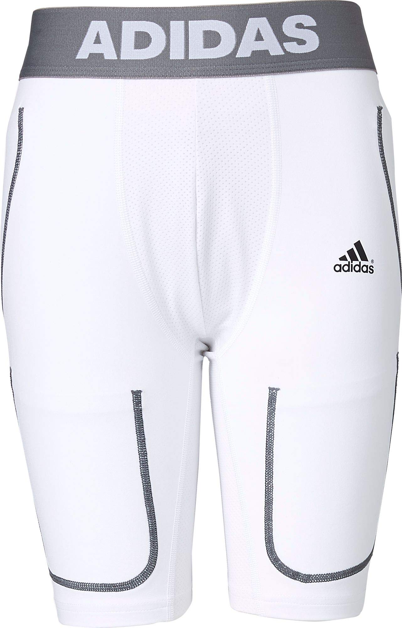 Adidas Youth 6-Pocket Football Compression Girdle - Performance Base Layer for Football Training & Games - Perfect for Youth Athletes' Warm-ups, Practice & Match Days
