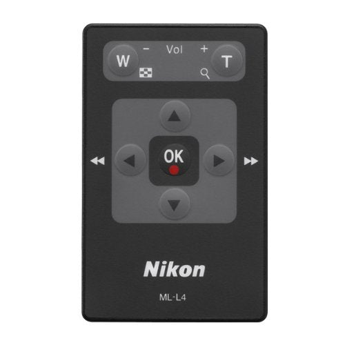 Nikon ML-L4 Wireless Remote Control for COOLPIX S1000pj Digital Camera - Perfect for Group Photos, Self-Portraits & Hands-Free Shooting