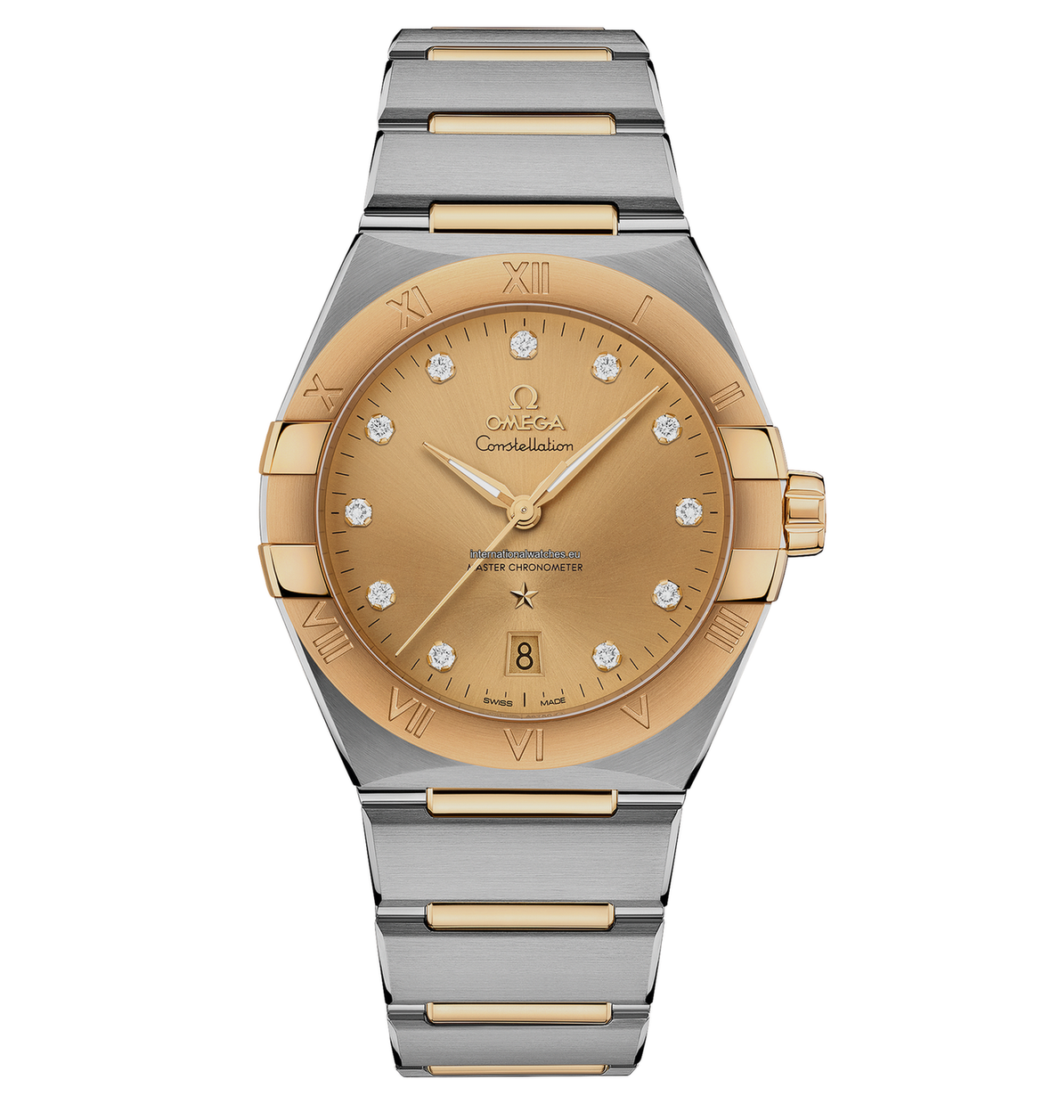 Omega Constellation 39mm Stainless Steel & Yellow Gold Watch 131.20.39.20.58.001 - Luxury Dress Watch for Men, Perfect for Business & Formal Occasions