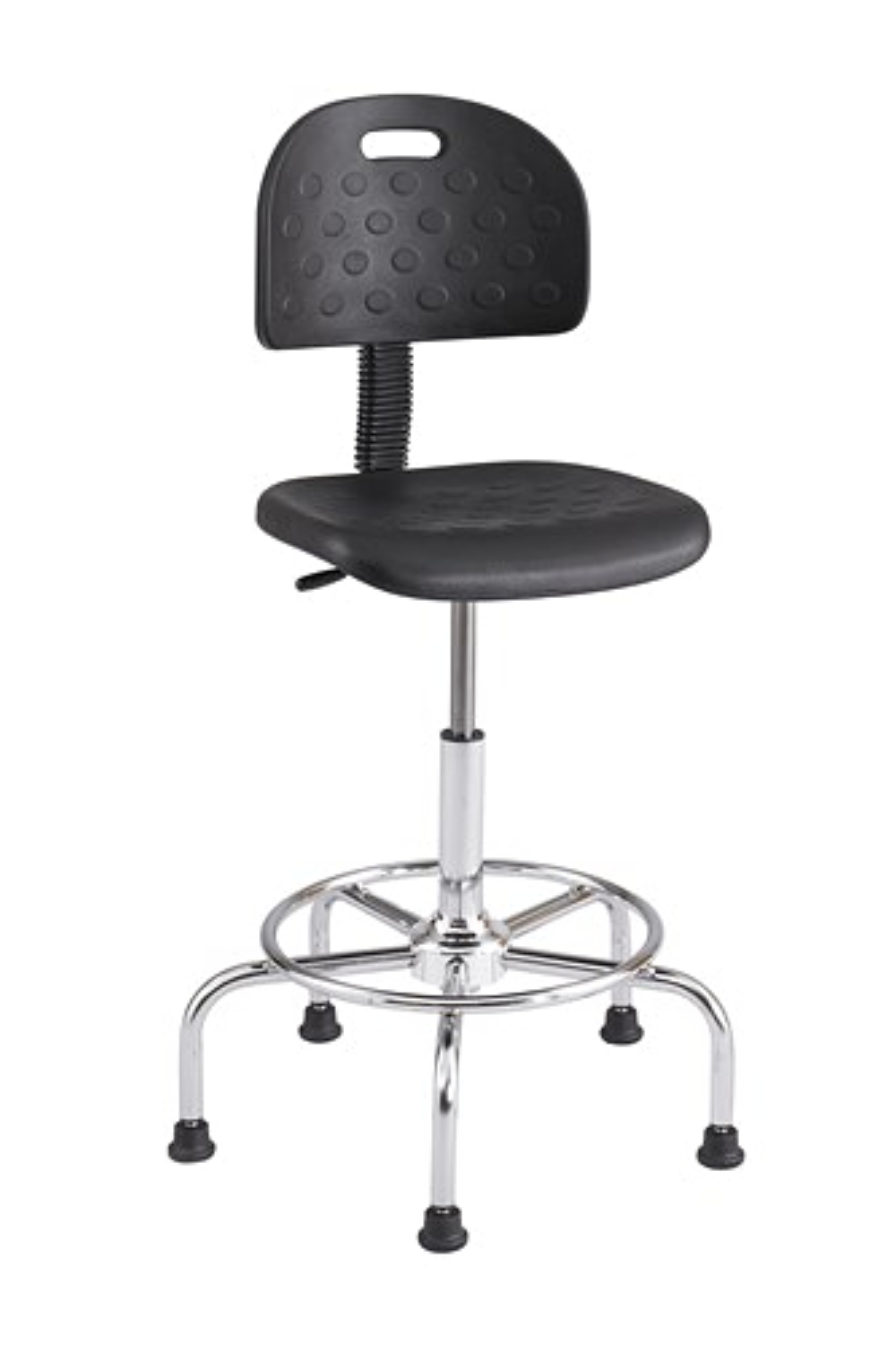 Safco WorkFit Economy Industrial Chair 6950BL - Heavy Duty Ergonomic Office Chair for Warehouse, Factory & Workshop Use