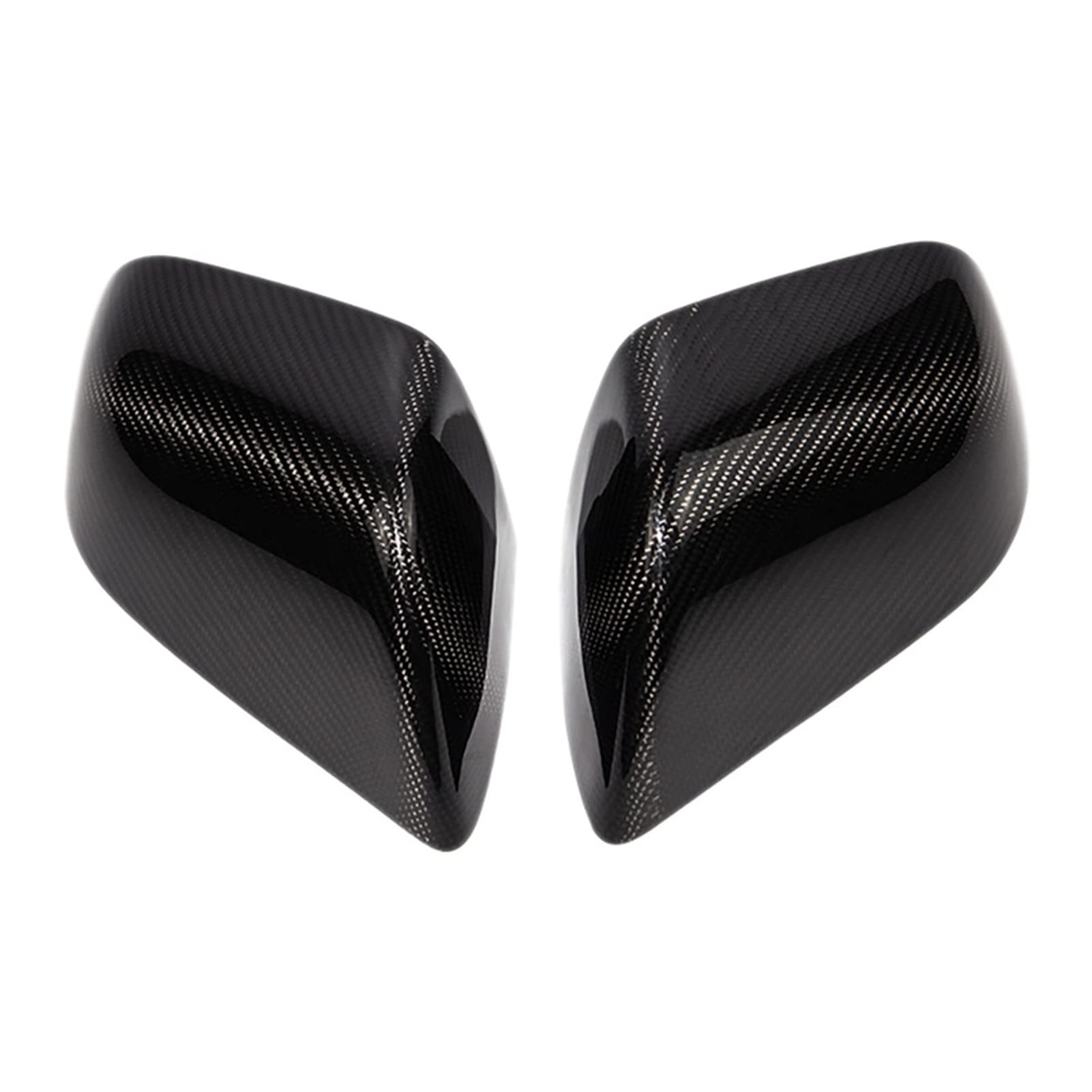AWbowa Genuine Carbon Fiber Rear View Mirror Covers for Tesla Model 3 (2020-2021) - Premium Exterior Accessories for Enhanced Style & Protection | Perfect for Daily Driving & Car Shows