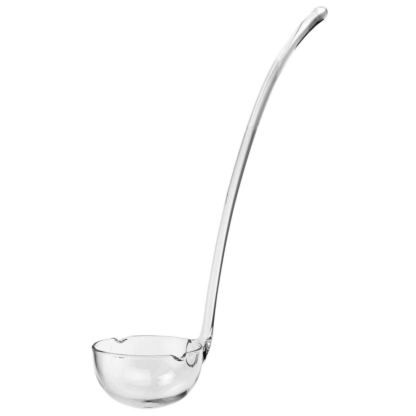Badash 12 Heritage Quality Crystal Glass Punch Bowl Ladle - Handcrafted Mouth-Blown Lead-Free Clear Serving Spoon for Cocktails, Punch, and Beverages - Perfect for Parties, Weddings, and Holiday Gatherings