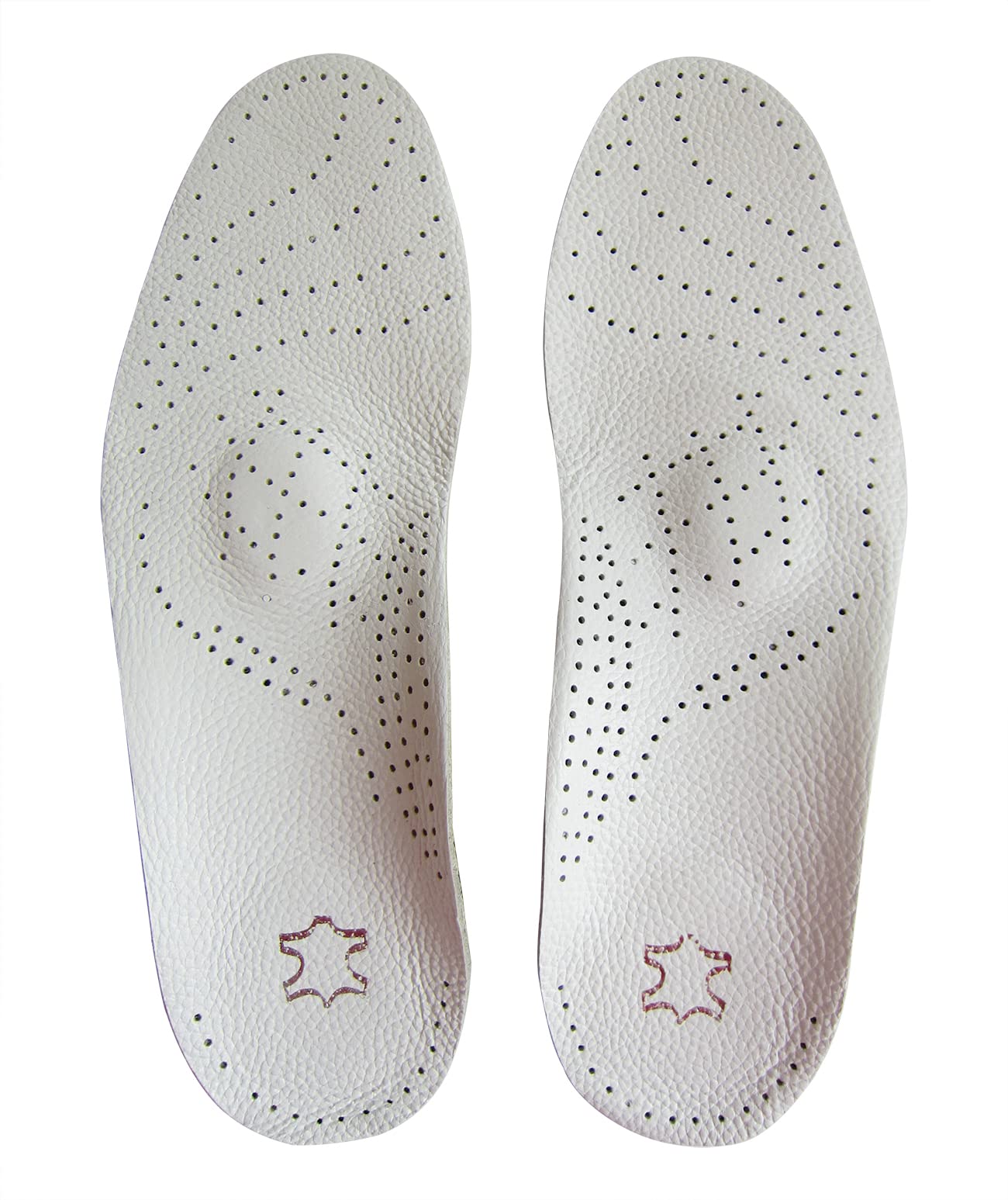 **Women's Thin Leather Orthotic Insoles for Flat Feet & Plantar Fasciitis – Semi-Rigid Arch Support for Heel Pain Relief, Non-Slip Shoe Pads for Metatarsal & Heel Spurs (US Women's 5-6 M) – Perfect for Work, Walking & Comfortable All-Day Wear**