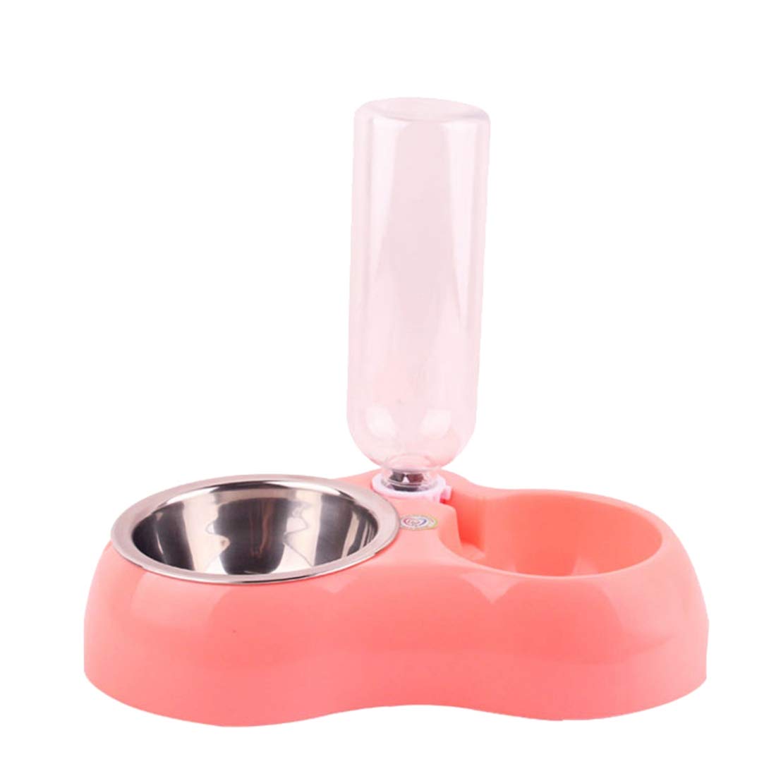 Stainless Steel Non-Slip Pet Food and Water Bowls Set - Automatic Water Dispenser for Dogs, Cats, Puppies - Durable Double Dish for Feeding and Hydration - Perfect for Home, Travel, and Outdoor Use
