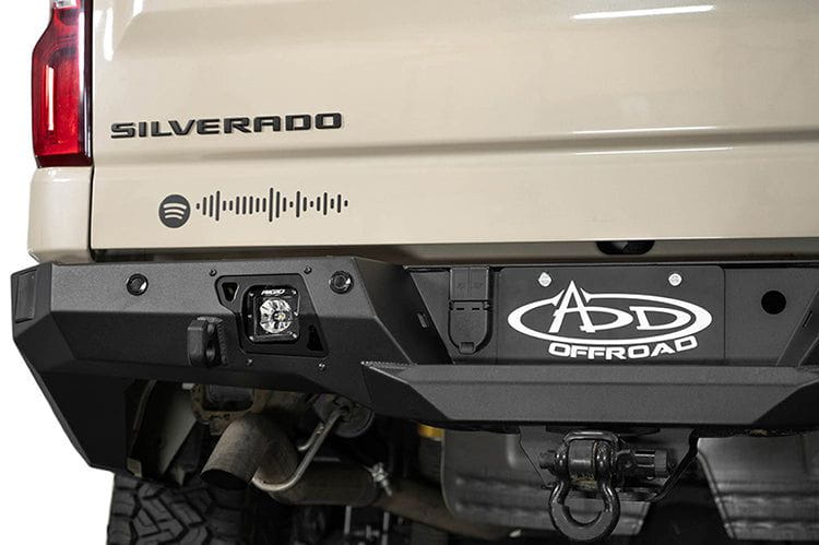 2022-2024 Chevy Silverado 1500 Stealth Fighter Rear Bumper | Heavy-Duty Non-Winch Design | Off-Road Protection & Enhanced Style for Truck Enthusiasts | Perfect for Trail Riding & Urban Adventures