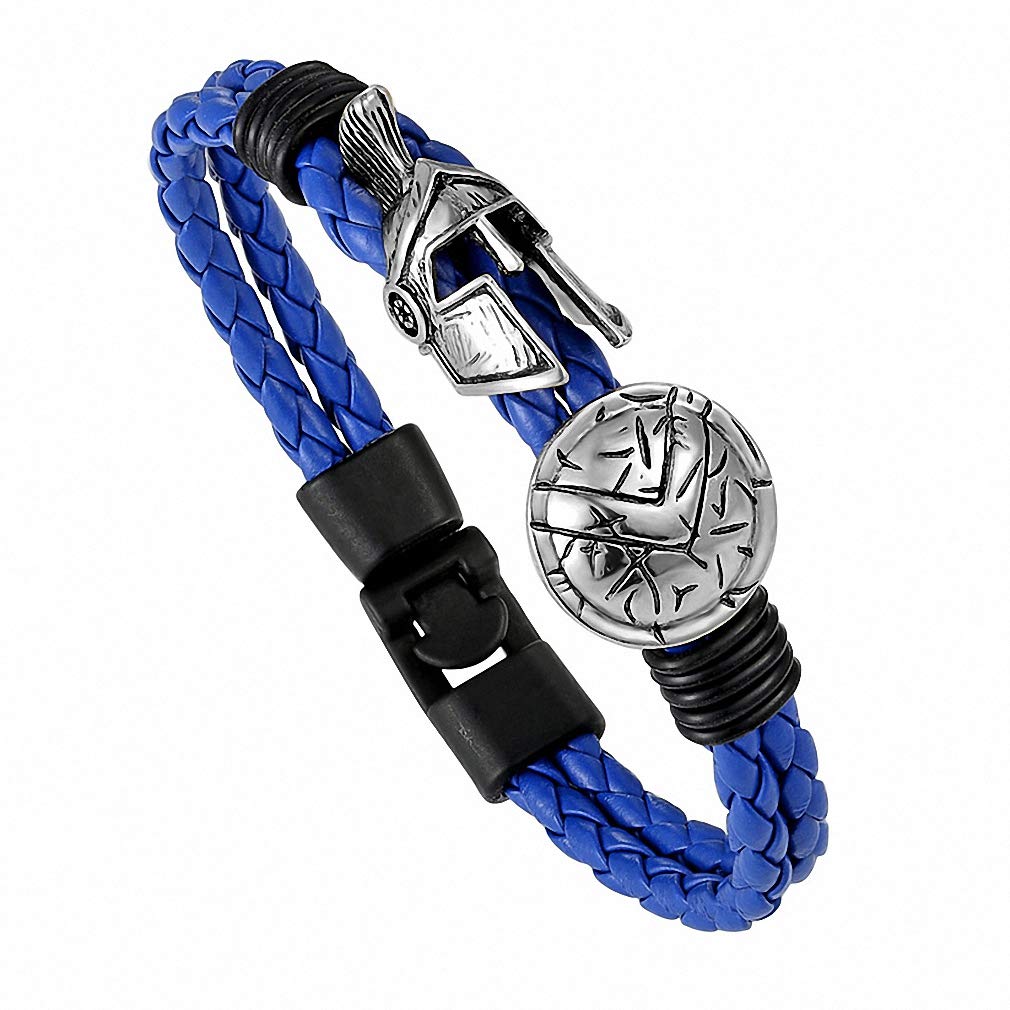 Stylish Hynsin Paracord Bracelets for Men & Women - Spartan Helmet Design, Tactical Survival Gear for Outdoor Adventures, Hiking & Emergency Preparedness