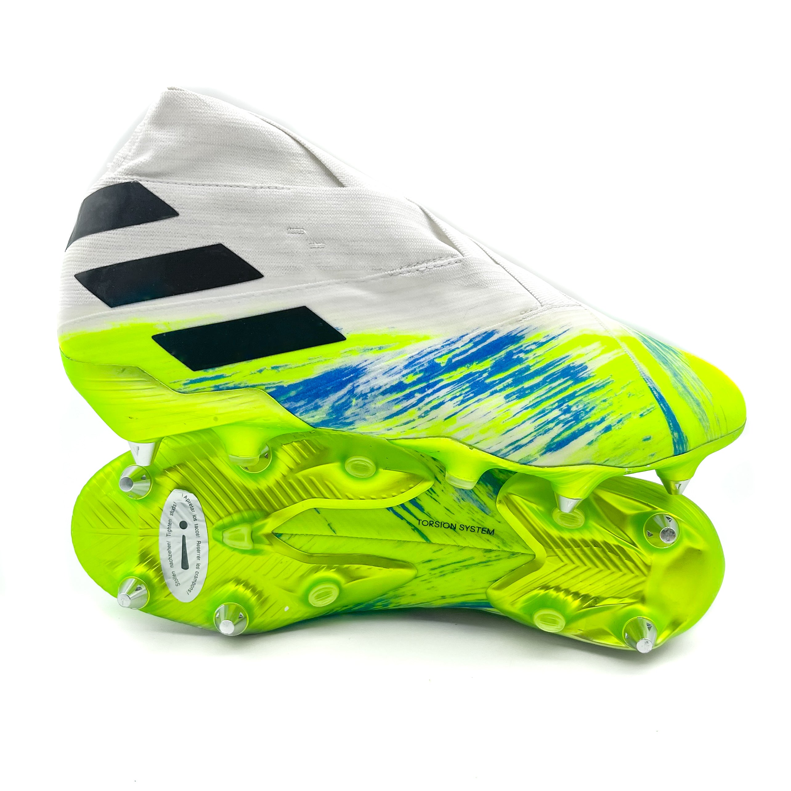 Adidas Nemeziz 19+ Firm Ground Soccer Cleats - Lightweight Football Shoes for Men with Enhanced Grip & Agility | Perfect for Professional Matches & Training Sessions
