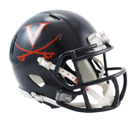 Virginia Riddell Speed Mini Helmet - Authentic Collectible Football Helmet Replica for Display & Gifts - Perfect for Sports Fans, Memorabilia Collectors, and Home/Office Decor