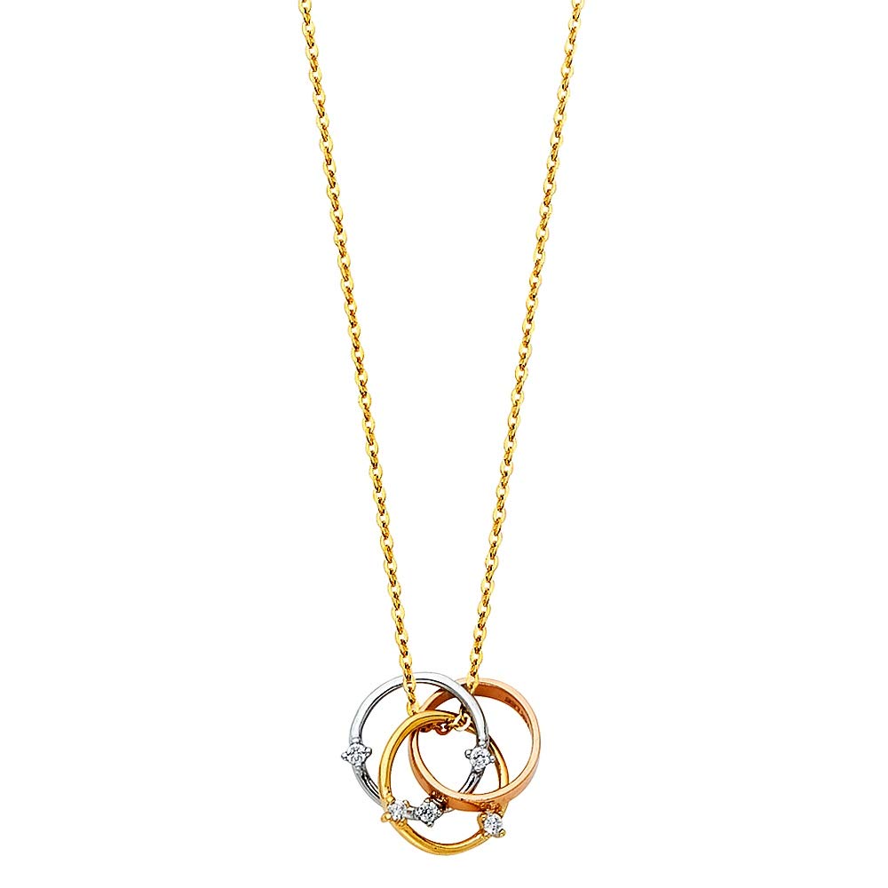 14K Gold Necklace for Women - Elegant Dainty Jewelry Gift for Her - Perfect for Birthday, Anniversary, Valentine's Day & Special Occasions