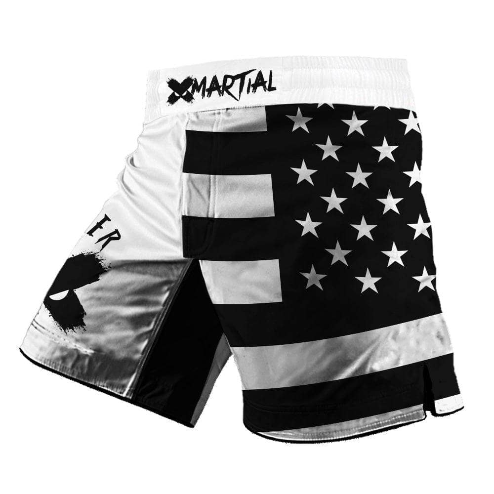 American Fighter Rank 2.0 Hybrid BJJ Shorts - Premium MMA & Brazilian Jiu-Jitsu Training Shorts for Men - Perfect for Grappling, No-Gi BJJ & MMA Competition