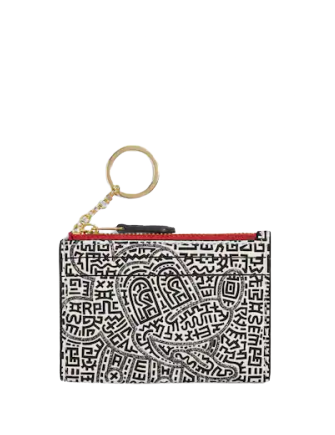 Coach Disney Mickey Mouse X Keith Haring Mini Skinny ID Case - Cute Wallet Card Holder for Women & Men - Perfect for Travel, Work & Everyday Use