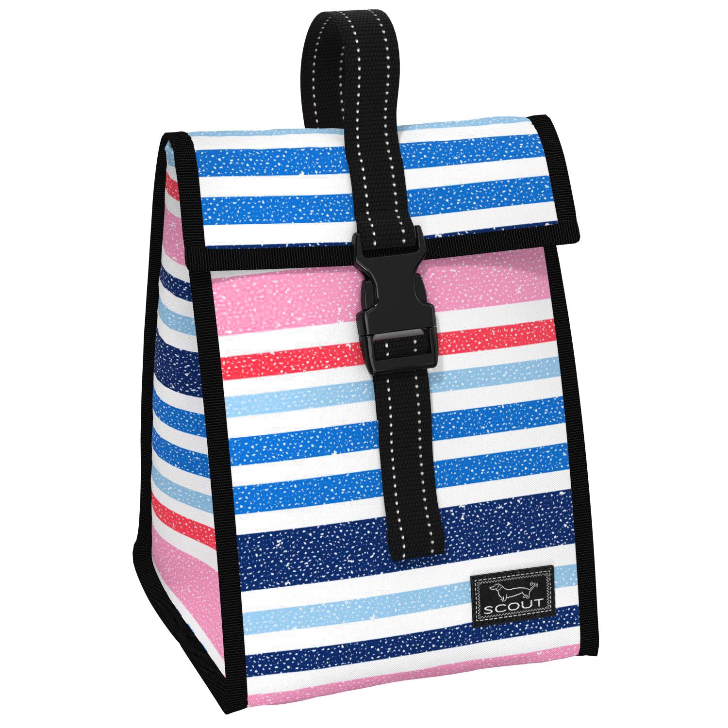 **SCOUT Insulated Dog Lunch Bag - Water-Resistant Soft Cooler with Buckle Closure, Fun Dip Pattern (Multiple Styles) - Perfect for Pet Travel, Hiking & Outdoor Adventures**