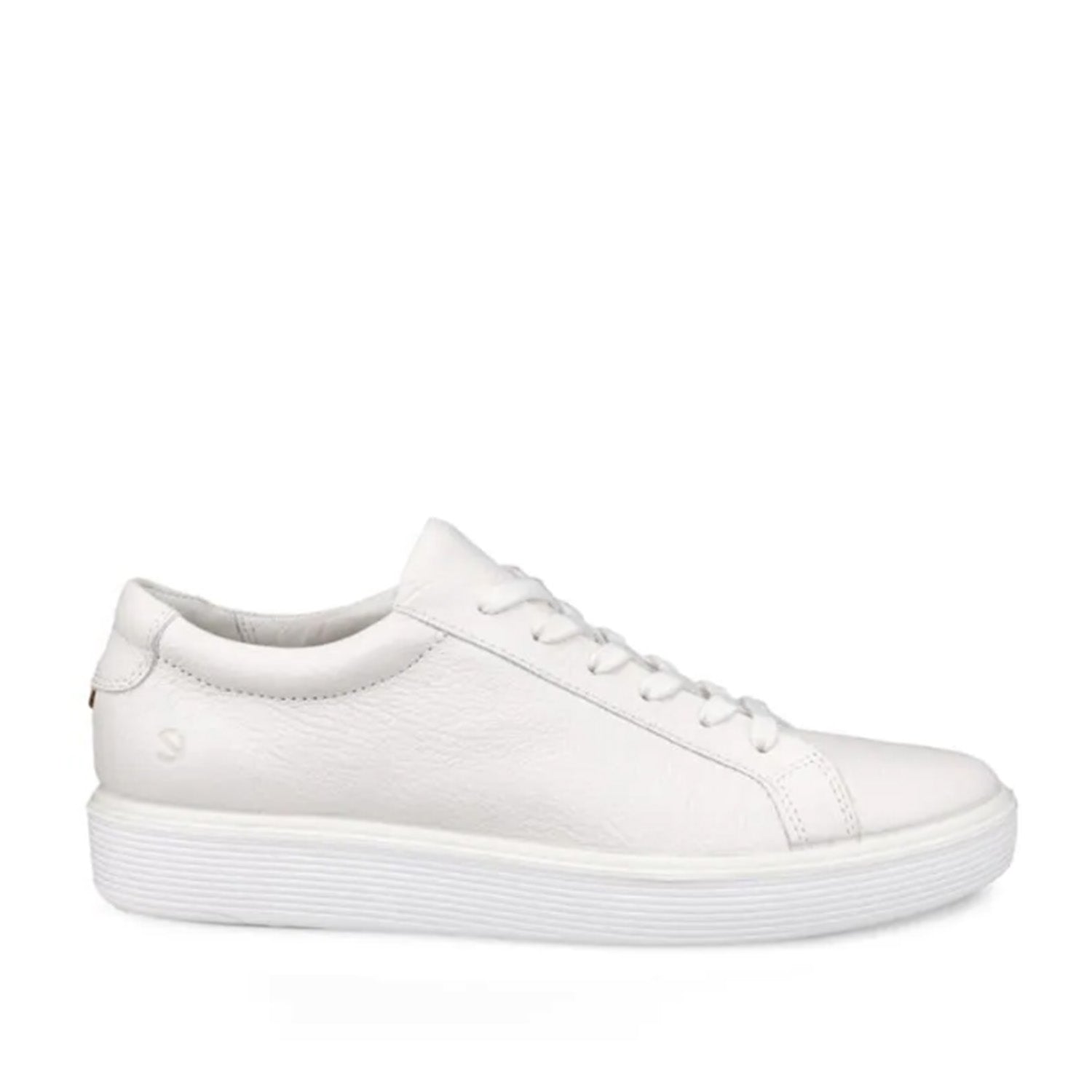 ECCO Women's Soft 7 Limited Edition Sneakers - White Leather Casual Shoes for Walking & Comfort | Perfect for Work, Travel & Everyday Wear