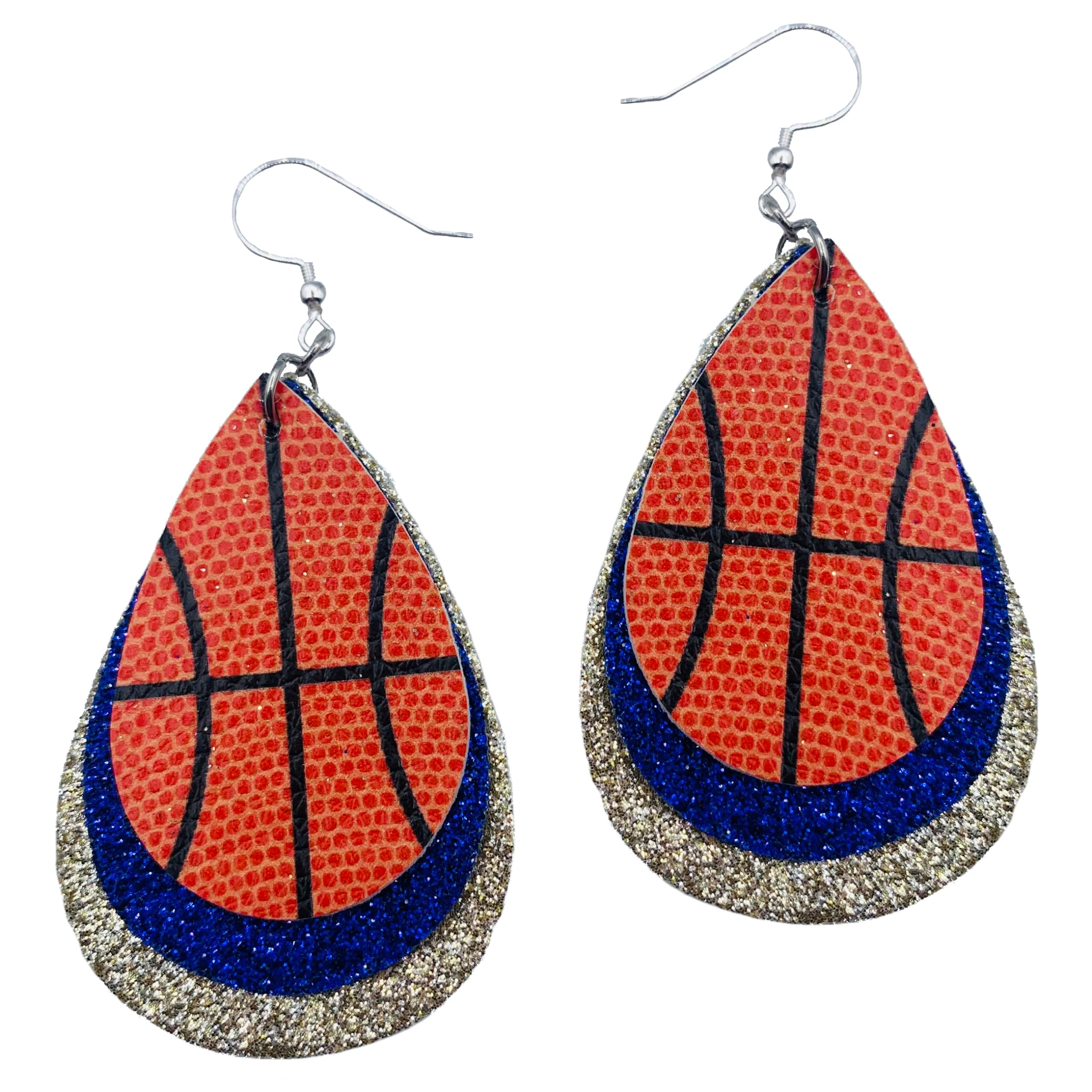 Basketball Earrings for Women - Stylish Basketball Jewelry Gifts for Moms & Players Wives - Perfect for Game Day & Sports Fans - Basketball Player Accessories for Everyday Wear & Special Occasions