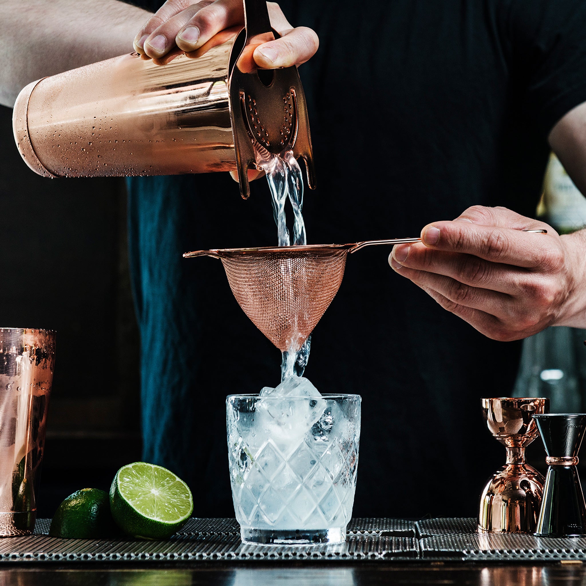 Premium COCO™ Mesh Strainer Cone - Copper Plated for Enhanced Filtration | Perfect for Coffee, Tea, and Cocktail Making