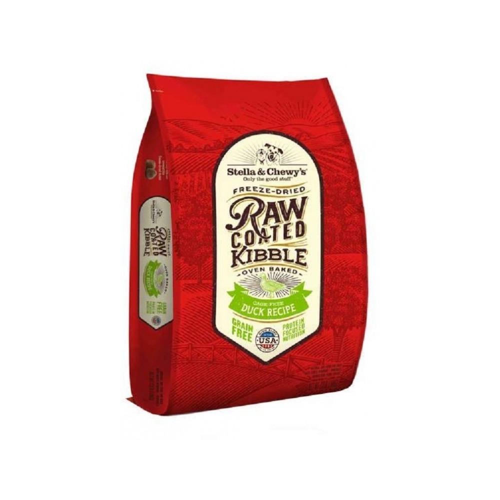 Freeze Dried Cage-Free Duck Raw Coated Dog Food - High Protein Grain-Free Dry Kibble for Small & Large Breed Dogs - Perfect for Training Treats & Mealtime Nutrition