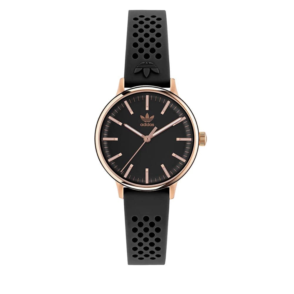 Adidas Originals Women's Watch with Black Dial & Rubber Strap - AOSY23026 | Stylish Casual & Sports Timepiece for Everyday Wear