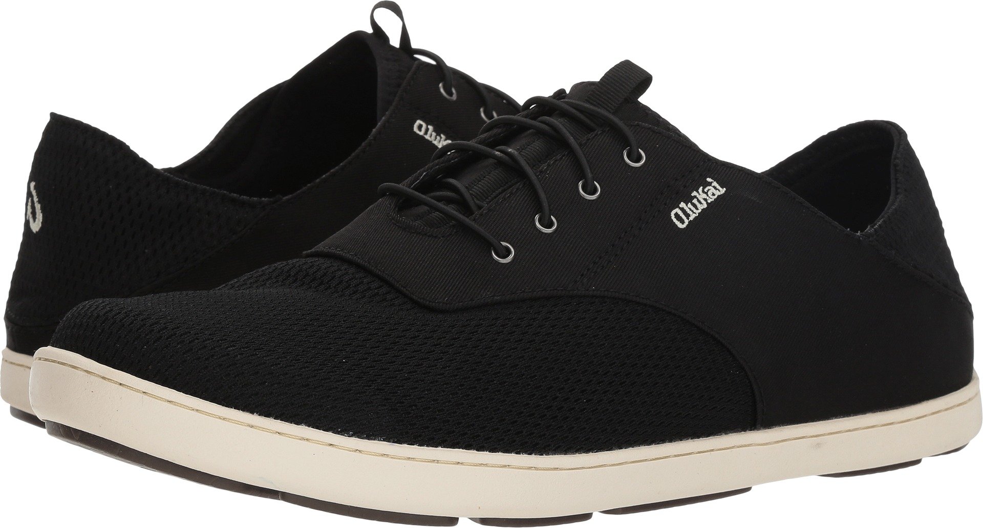 OLUKAI Nohea Moku Men's Breathable Sneakers - All Day Comfort Shoes with No Tie Laces, Stretch Construction & Weatherproof Rubber Soles | Perfect for Walking, Travel & Casual Wear