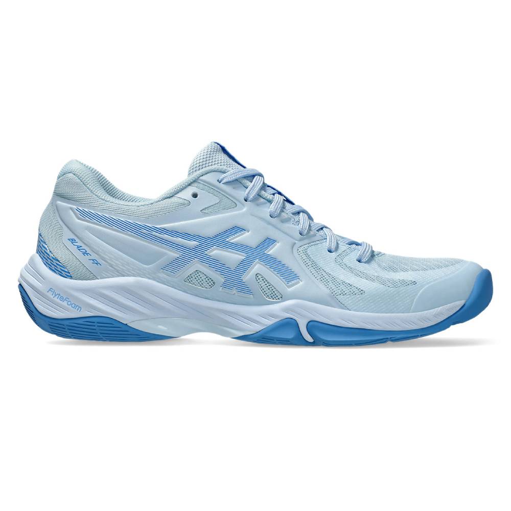 ASICS Blade FF Women's Indoor Volleyball Shoes - Light Blue/Blue Coast | Non-Marking Sole for Court Sports, Gym & Training