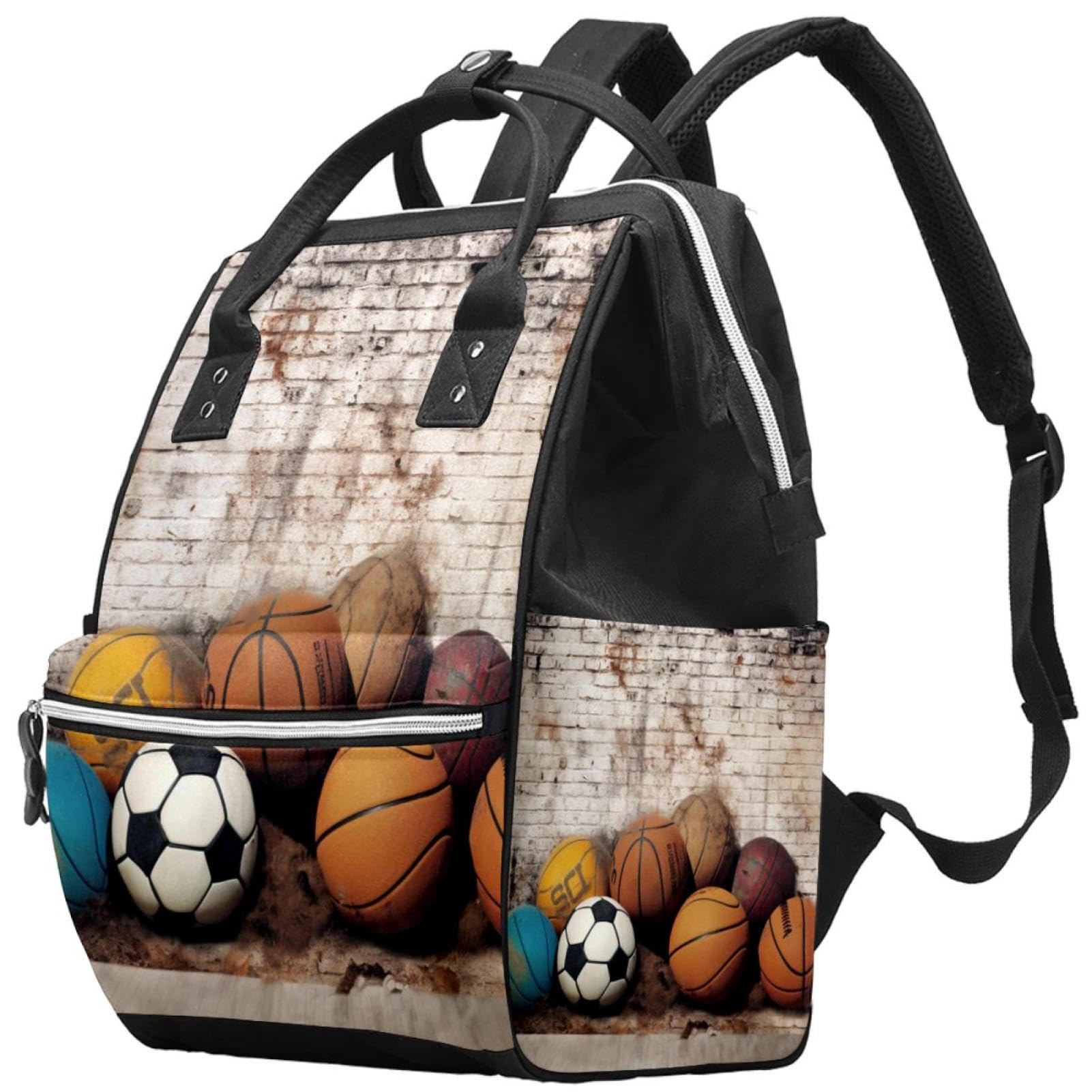 Stylish Unisex Travel Backpack for Women & Men - Durable Sports Backpack for Basketball, Football, Baseball - Perfect for Gym, School, Work & Outdoor Adventures