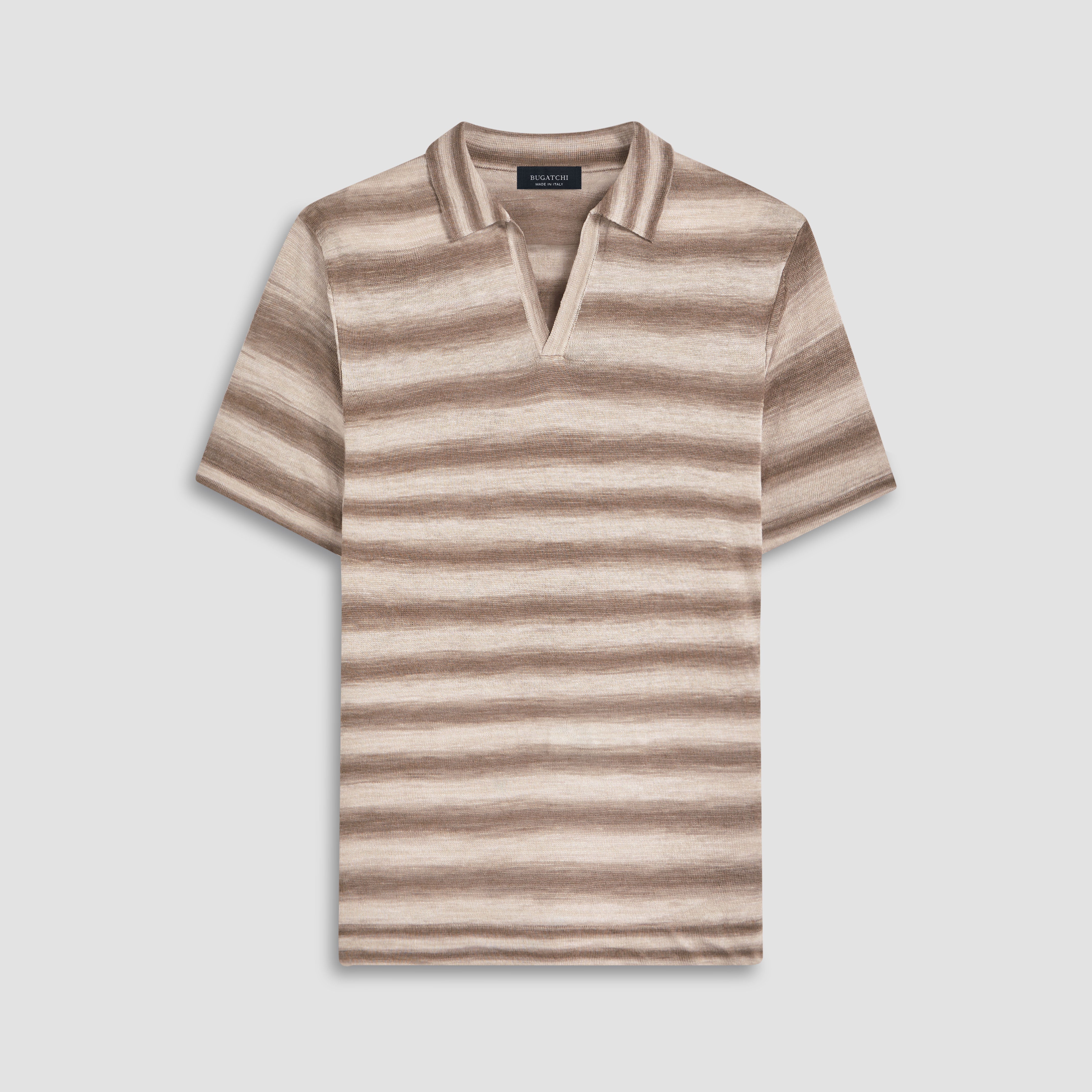 Heather Striped Short Sleeve Johnny Sweater for Women - Casual Crewneck Pullover Top for Spring & Fall - Perfect for Office, Date Night and Weekend Outings