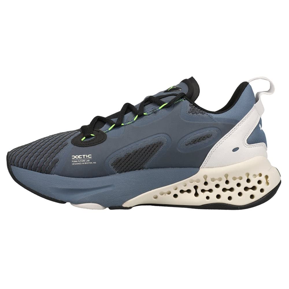 PUMA Men's Xetic Halflife Sneakers - Oil & Water Blue Lifestyle Running Shoes Size 8.5 | Comfortable Walking & Casual Wear for Everyday Use