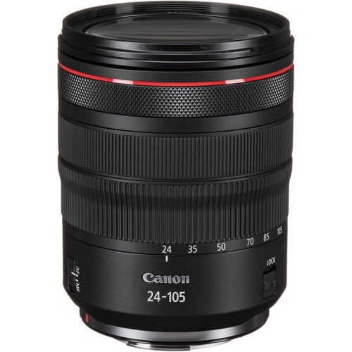 Canon RF 24-105mm f/4L IS USM Lens - Professional Full Frame Zoom Lens for Canon Mirrorless Cameras | Open Box | Perfect for Travel, Portraits & Events Photography