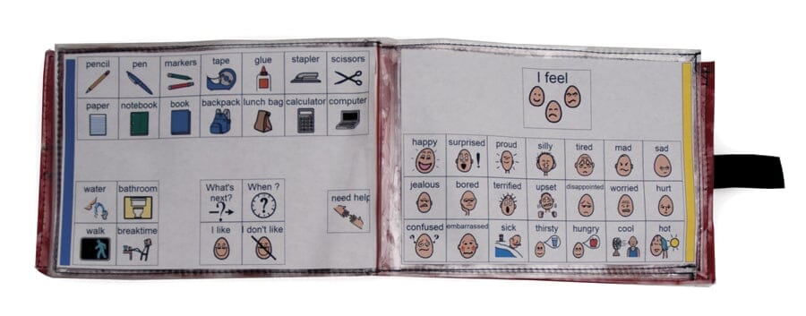 Stylish Communication Tote Bag with Clear Pockets - Perfect for Teachers, Nurses & Office Professionals