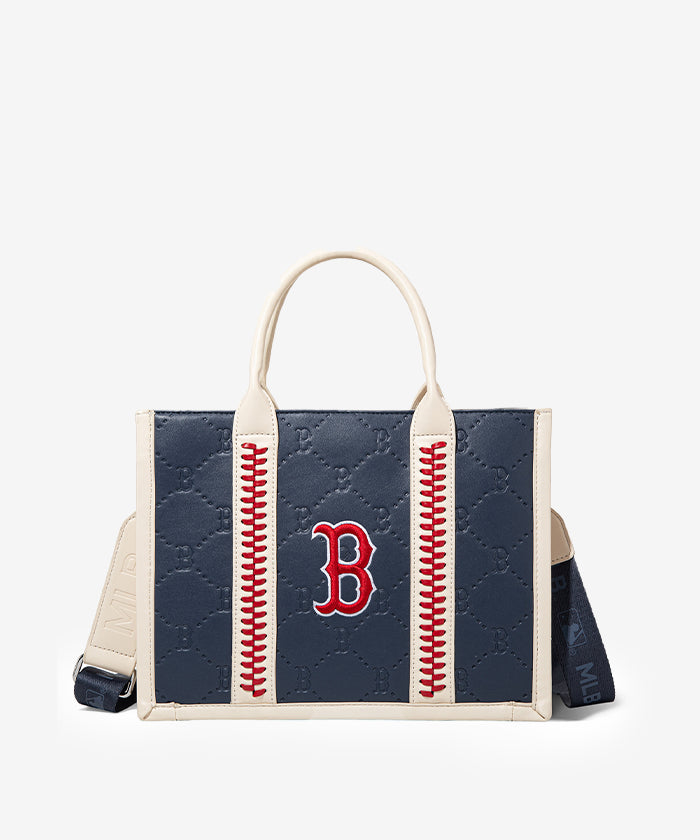 MLB Boston Red Sox Tote Bag - Official Licensed Baseball Team Shopper - Perfect for Games, Beach & Grocery Shopping
